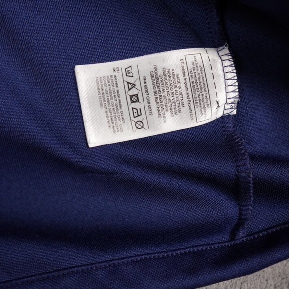 Adidas Soccer Jacket Men's Blue White East End Football Club Climacool Track - Picture 9 of 14